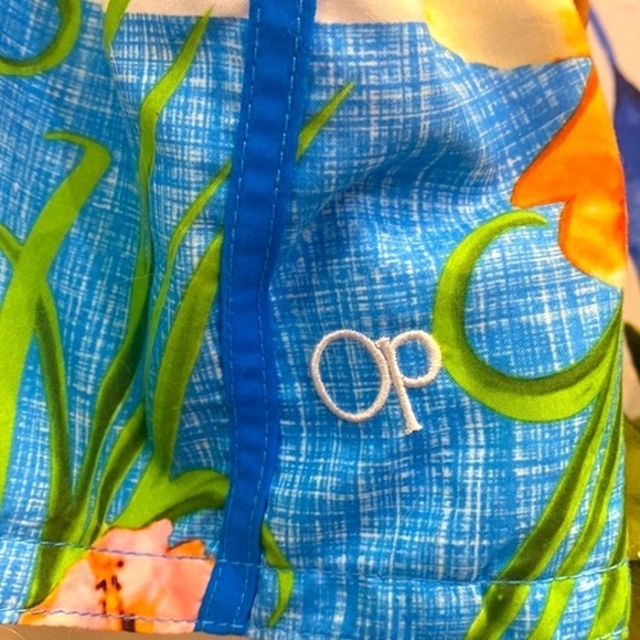 Men’s OP Ocean Pacific Tropical Board Shorts Size 2XL - Picture 4 of 7